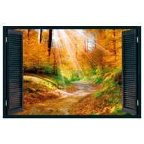 Ventanas 3d vinilo camino en la naturaleza